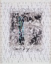 39 Gail Skudera Flutter woven photo and drawing on paper, linen, cotton, mohair, wool acetate 24x18