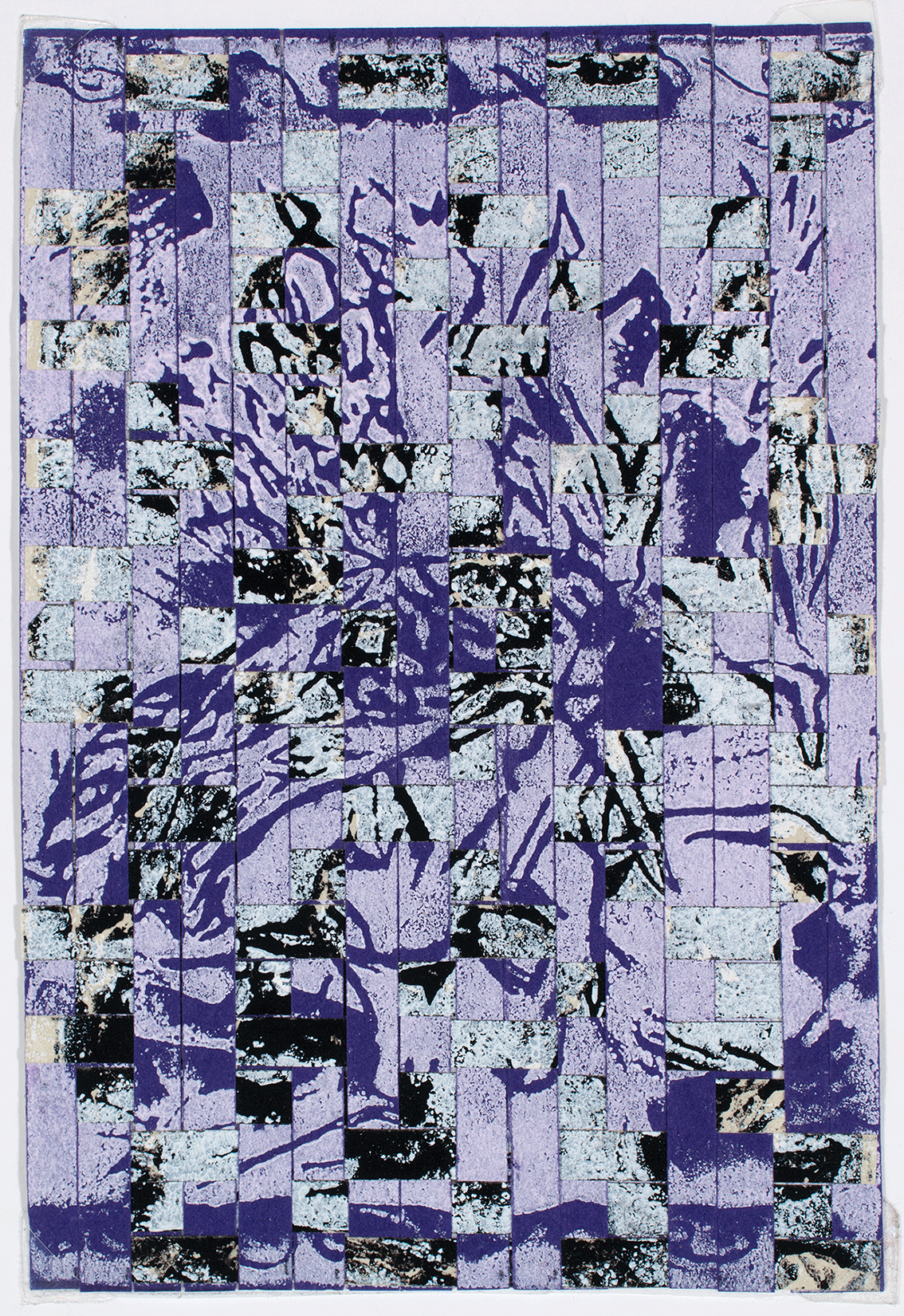 Gail-Skudera Lavender-Pool 6x4 woven-block-print-on-paper