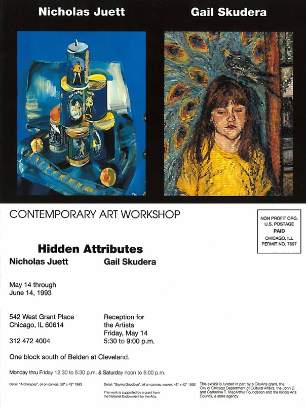 Hidden Attributes, Contemporary Art Workshop, Chicago, 1993 FB WEB