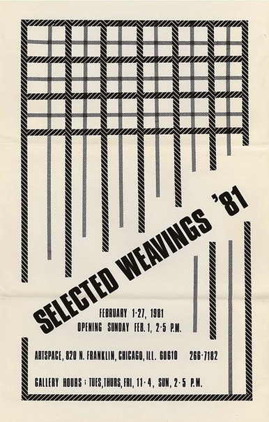 Selectd Weavings '81, Artspace, Chicago WEB
