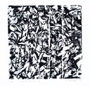White-Noise-2 1-of-5  image-6-x-6 paper 10-x-10 block-print-on-paper-WEB